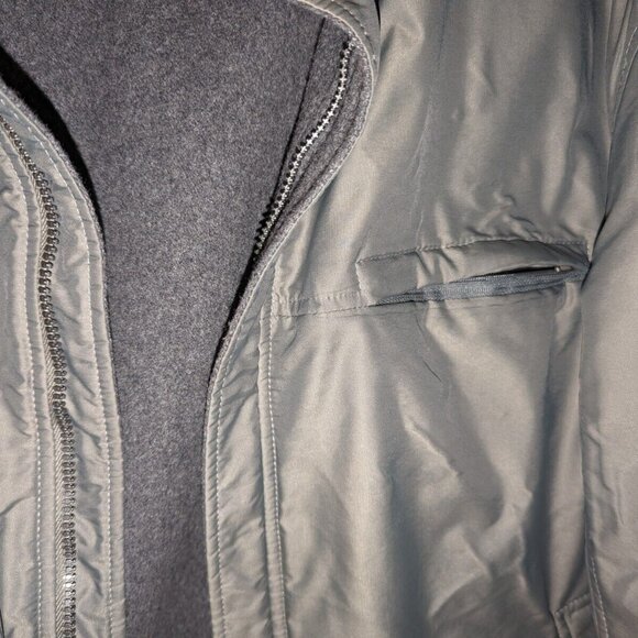 Zegna Sport Reversible Jacket, Microtene Made ITALY WOOL/NYLON, Men Size Large. - Picture 11 of 15